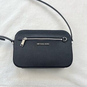 Michael Kors Jet Set Large Saffiano Leather Crossbody Bag